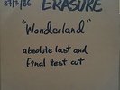 ERASURE-WONDERLAND CBS MASTERING STUDIOS