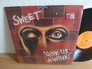The Sweet GIVE US A WINK UK LP 1ST PRESS Gimmix Cover
