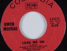 Crossover Soul 45 GWEN MCCRAE Lead Me On COLUMBIA HEAR