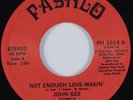 Modern Soul 45 JOHN GEE Not Enough Love-Makin' PASHLO HEAR NM
