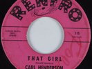 Northern Soul 45 CARL HENDERSON That Girl RENFRO HEAR