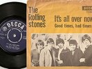 THE ROLLING STONES ITS ALL OVER NOW DANISH PS+45 1964 EXPORT MOD FREAKBEAT R&B