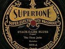 THE THREE JACKS.STACK-O-LEE BLUES/12TH STREET RAG.78.SUPERTONE.STRING BAND.HEAR