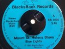 RARE Seattle Private Blues Promo 45 THE BLUE LIGHTS Ann BLACKS BACK EX