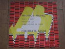 HENRIETTE FAURE PIANO RECITAL RAVEL DECCA FS 123639 FRANCE 10 inch   LP