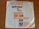 Deep Purple - Hallelujah 1969 UK 45 HARVEST DEMO + PROMO ONLY SLEEVE