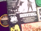 BOB MARLEY & THE WAILERS LP SURVIVAL COLOR VINYL