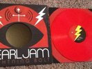 pearl jam lightning bolt Red Vinyl Never Played, Opened To Verify Vinyl Color