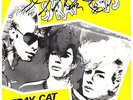 ROCKABILLY- STRAY CATS - STRAY CAT STRUT - VERY RARE BLUE VINYL 45' PS + SIGNED