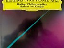 BRAHMS, SYMPHONY N° 1, BERLINER PHILARMONIKER, KARAJAN, DGG DIGITAL, NEAR MINT