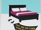 STEVE ESPO POWERS Feet on Floor HAND PULLED SCREEN PRINT ED. 50 kaws banksy mbw