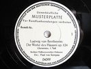 78rpm PAUL VAN KEMPEN conducts BEETHOVEN DIE WEIHE DES HAUSES -DGG SAMPLE RECORD