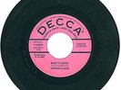 rare rockabilly VERNON CLAUD Baby's Gone/Foolish Pride DECCA DJ 45 #9-30692