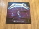 Metallica Ride The Lightning LP Original 1984 ELEKTRA / MEGAFORCE 60396-1