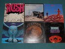 6 Rush Albums - Fly By Night, 2112, Rush, Caress of Steel, etc. - Good Condition