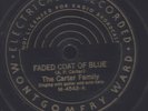 78 RPM RARE 1930s C&W CARTER FAMILY ON MONTGOMERY WARD 4543 MUST SEE / VG+++E-