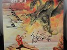 RARE Yngwie Malmsteen  Shane Gaalaas Authentic Autographs Vinyl Album Trilogy