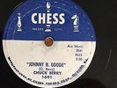 Chuck Berry 78 CHESS 1691 record VG Johnny B Goode and Around & Around
