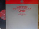 SAINT-SAENS No 3 ORGEL/ORGAN EUGENE ORMANDY VIRGIL FOX LP SUPER CUTTING 45 RPM