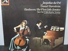 BEETHOVEN - FIVE CELLO SONATAS - DU PRE - BARENBOIM - UK EMI 3LP BOX -