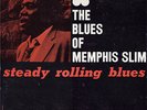 Memphis Slim - Steady Rolling Blues Prestige Bluesville LP autographed