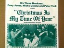 The Monkees Micky Davy Peter Christmas is My Time of Year 45 Pic Sleeve MINT