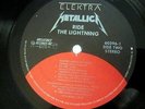 Metallica Ride The Lightning LP Original 1984 ELEKTRA / MEGAFORCE 60396-1  LP