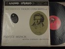 LP: Beethoven Violin Concerto, HEIFETZ/Munch, RCA Shaded Dog LSC-1992 9S/7S