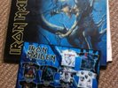Iron Maiden-fear Of The Dark-2 Record album-signed-metallica-limited