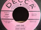 Jean Carter-Like One-That Boy Aint No Good-Decca 31965-Pink Promo Label-RARE