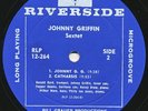 JOHNNY GRIFFIN SEXTET on Riverside (RLP 12-264) bop jazz 1958 lp | MONO ORIG