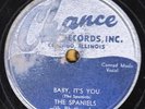 78-DOO-WOP-SPANIELS-BABY IT'S YOU/BOUNCE on CHANCE RARE THEIR 1ST AWESOME.