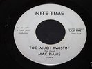 Mac Davis Too Much Twistin b/w Pic Hit Of The Week 45 From Publishing Co Vault