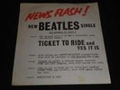 THE BEATLES, News Flash...Ticket to Ride, NL, R 5265, 7Inch/Single, 60ties, RARE