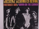 CREEDENCE CLEARWATER REVIVAL: Fortunate Son / Down On The Corner 45 (France, PS
