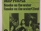DEEP PURPLE: Smoke On The Water / Live (edit) 45 (Netherlands, VG+ textured cov
