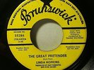 Linda Hopkins - the Great Pretender b/w If You Walk Away Brunswick promo VG+