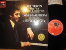 BARENBOIM KLEMPERER Beethoven The 5 Piano Concertos 4-LP-Box EMI ASD SLS  Mint