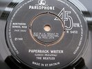 The Beatles PAPERBACK WRITER UK 45 PARLOPHONE 1ST PRESS 1966 PLAYS MINT MINUS