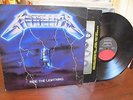 METALLICA Ride the Lightning 1984 Elektra OG 1st Press LP Record VG+/G+ Combine