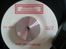 Francis nero/ keep on lovin me.  zebra hill studio label  rare  northern soul.