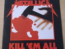 METALLICA Kill Em All 2001 UK heavy vinyl LP + inner sleeve UNPLAYED