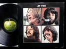 THE BEATLES Let It Be LP UK  Original 1st Red Apple 1970 PCS 7095 -3u/-2u