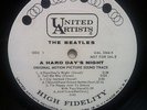 The Beatles A hard day's night United artists promo White label Ual 3366