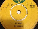 WRIGGERS GET RIGHT / IF I DID LOOK SUPER RARE ROCKSTEADY SKIN BLUE CAT HEAR