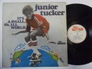 JUNIOR TUCKER It's a Small World TOP RANKING Jamaica Modern Soul + Reggae LP HE