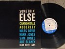 CANNONBALL ADDERLEY Somethin Else MONO Blue Note 47 W 63rd Ear RVG MILES DAVIS