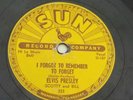 Elvis Presley 78 rpm USA SUN 223 Mystery train I forgot to remember RECORD RARE