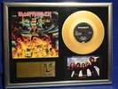 IRON MAIDEN Single no Gold Record, kein Award Schallplatte  bild