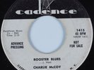 Blues Rocker 45 CHARLIE MCCOY Rooster Blues CADENCE HEAR